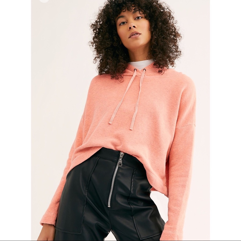 HP SALE HoodieFREE PEOPLE  “LIVING IS EASY”